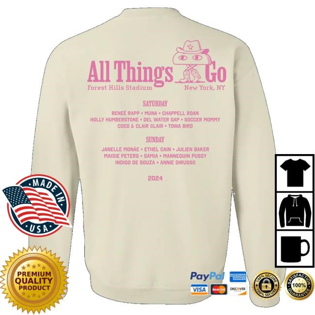 All Things Go Festival Merch Rodeo Boomfy Nyc Lineup T-Shirt Allthingsgomerch