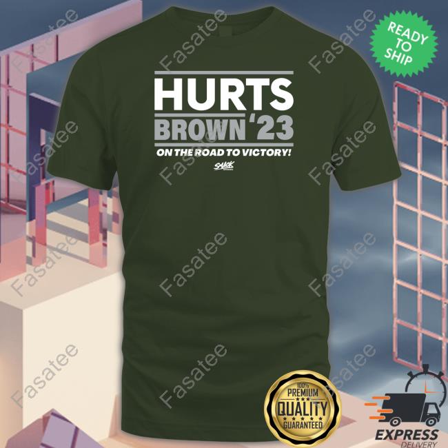 Smackapparel Store Hurts Brown '23 On The Road To Victory Shirt