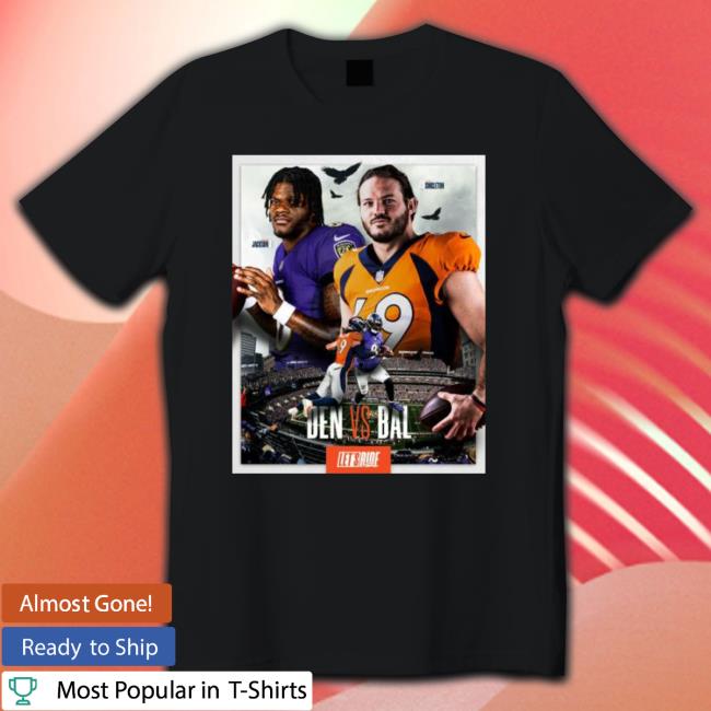 Denver Broncos Vs Bal Ravens Let’S Ride Hooded Sweatshirt