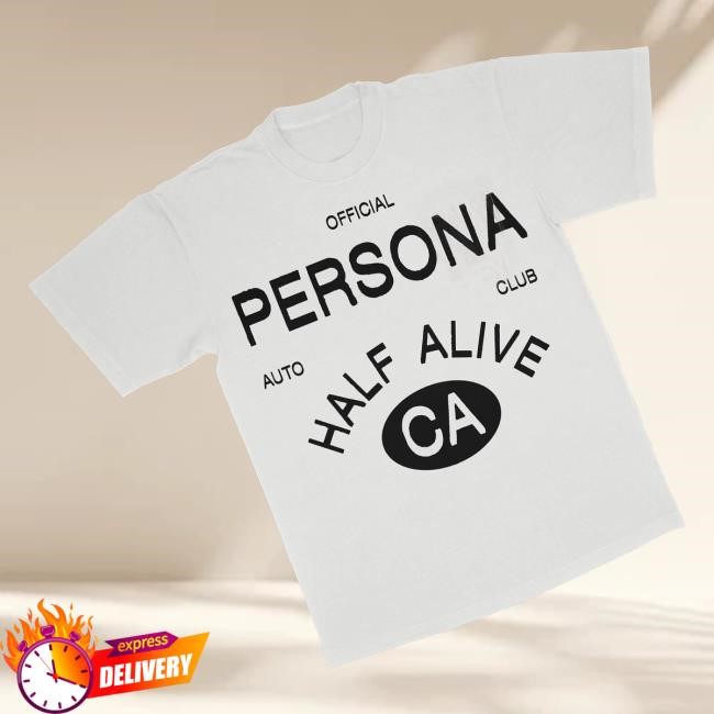 Half Alive Merch Persona Auto Club Classic Shirt White