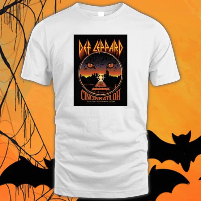 Def Leppard Cincinnati July 15, 2023 The Stadium Tour Crewneck Sweatshirt