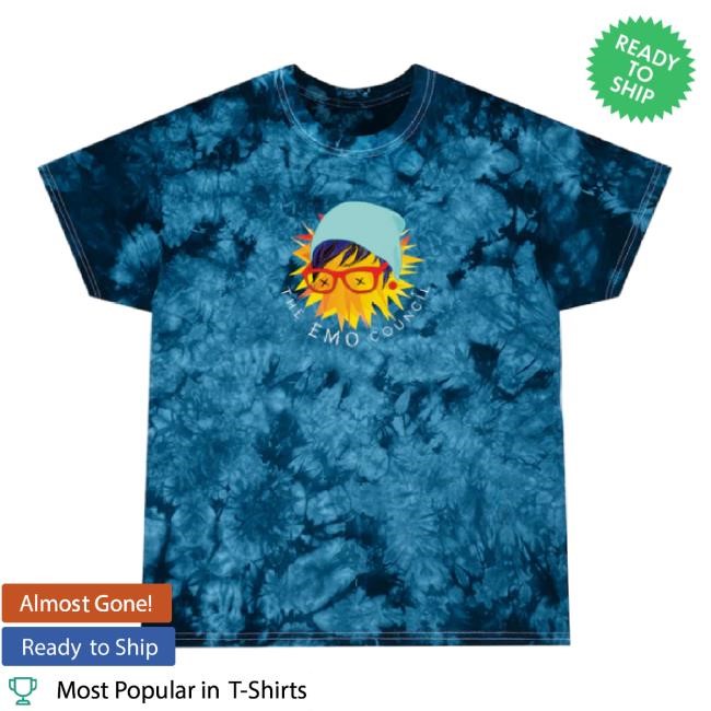 Official Printify The Emo Council Tie Dye Sweatshirt Explosion Invasion Shop Merch Store