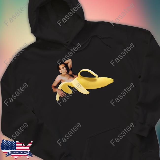 Goodshirts Nicolas Cage In A Banana Tee Shirt