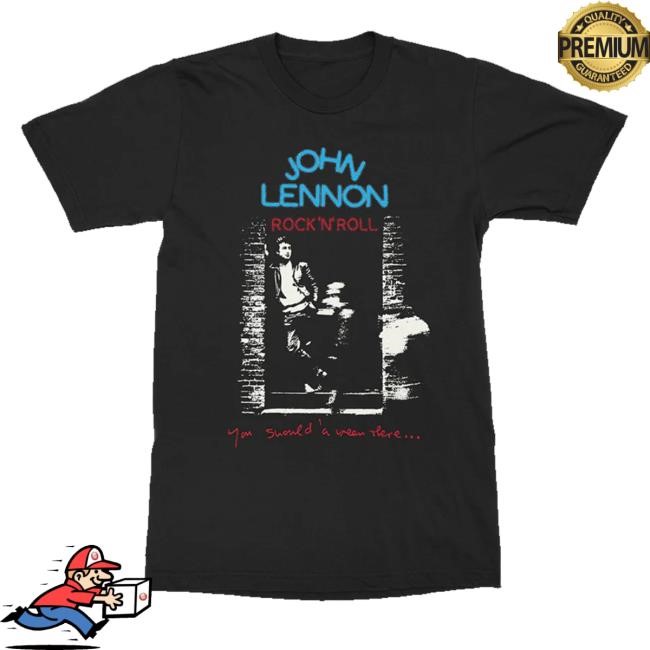 John Lennon Black Rock N Roll Tee Shirt