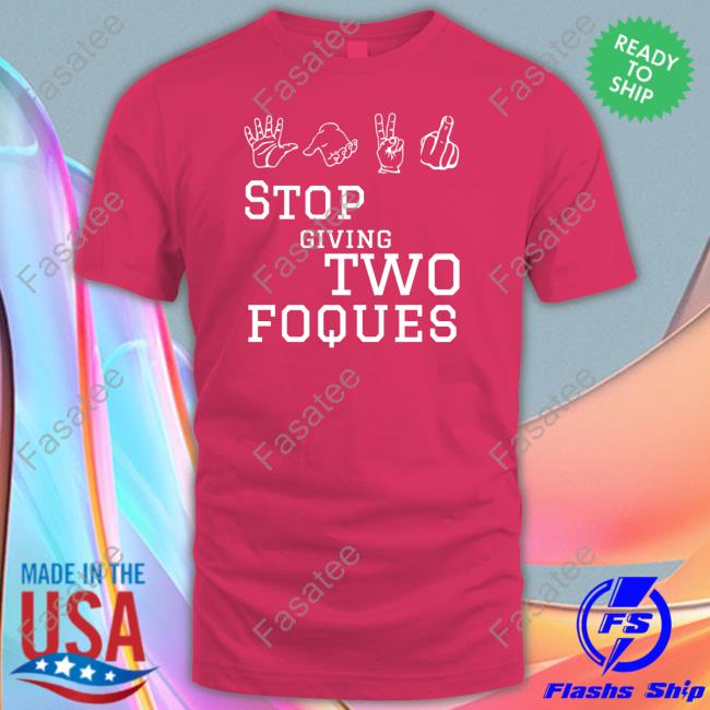 Roqzee Stop Giving Two Foques Hoodie