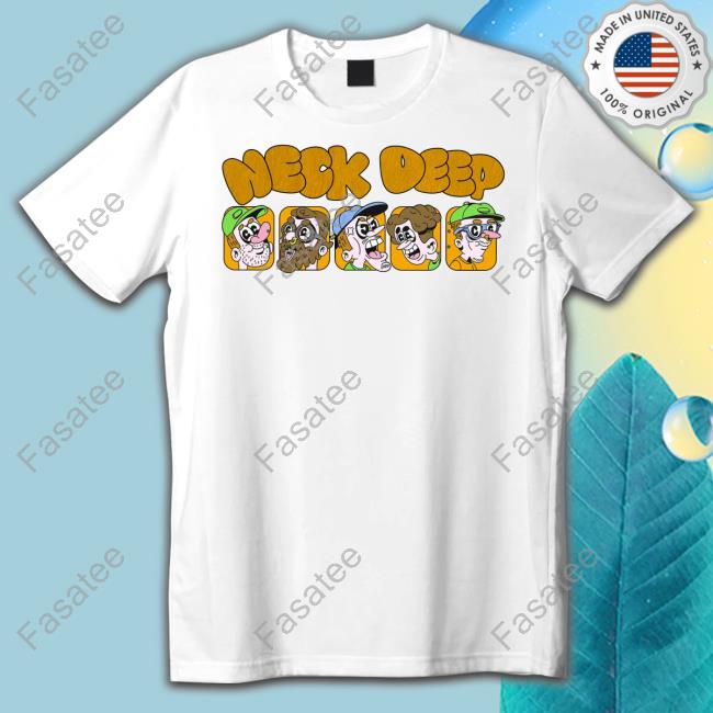 Hopeless Records Merch Neck Deep Cartoon Band Hoodie