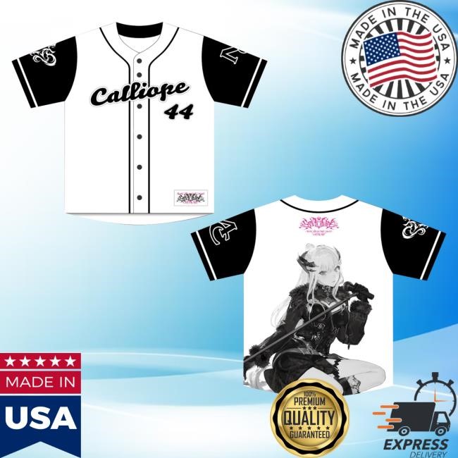 Hololive Merch Mori Calliope 2Nd Concert Grimoire Baseball Sweaters