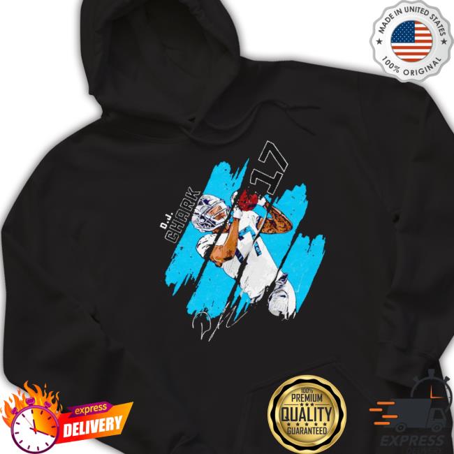 D.J. Chark Carolina Panthers Stripes Signature Shirt