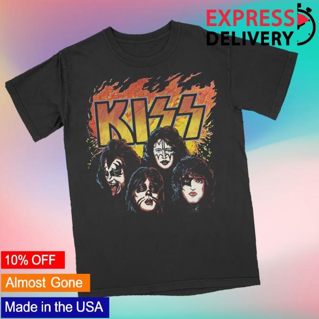 Kiss Official Store Merch Hotter Than Hell 50Th Anniversary Deluxe Picture Disc (Limited Edition) + Hot Hot Hotter Than Hell Funny Shirt