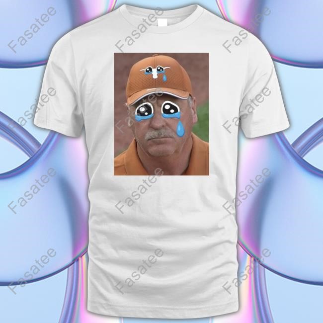 Coach Texas Mike White Crying T Shirts