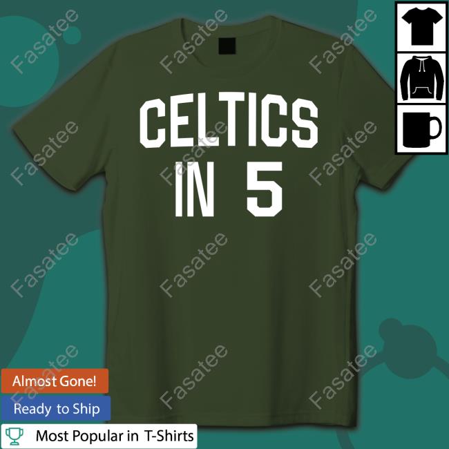 Dave Portnoy Celtics In 5 Tee Shirt