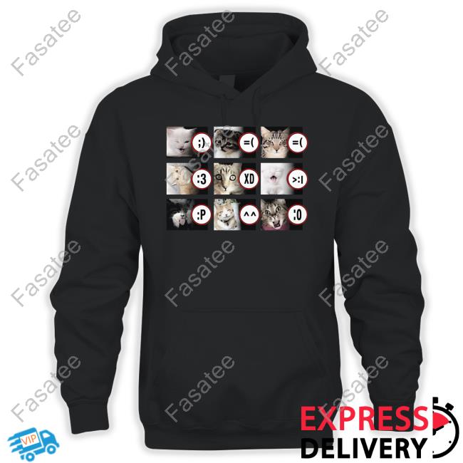 Waitimgoated Store Ascii Cats Crewneck Sweatshirt