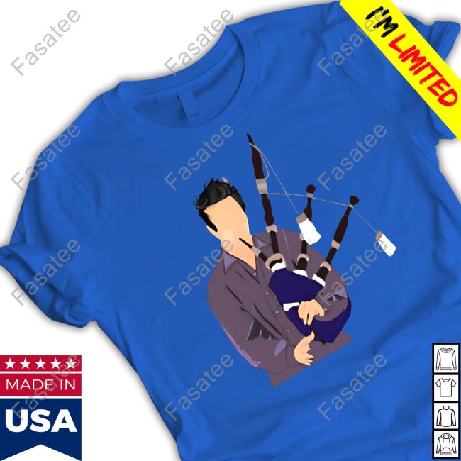 Character Playing Bagpipes Greeting Shirt