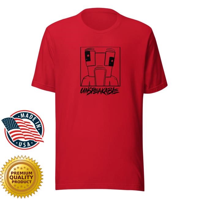 Trending Unspeakable Store Merch Red Icon Hoodie