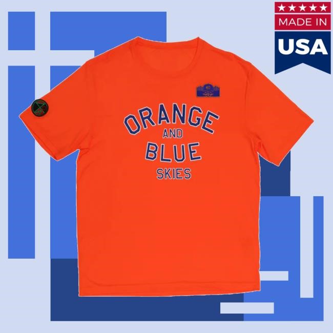 Spikes Joint Merch Store Orange And Blue Skies Breathable Hooded Sweatshirt