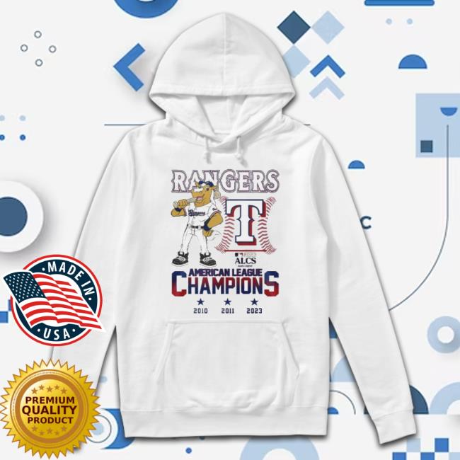 Trending Texas Rangers Mascot 2023 American League Champions Tee