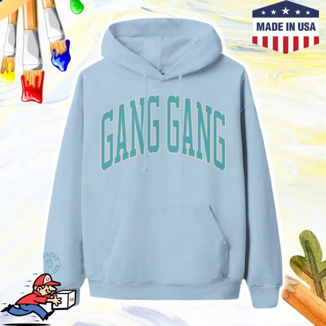 Original Gang Gang Light Blue Sweatshirt Theo Von Store Merch Store