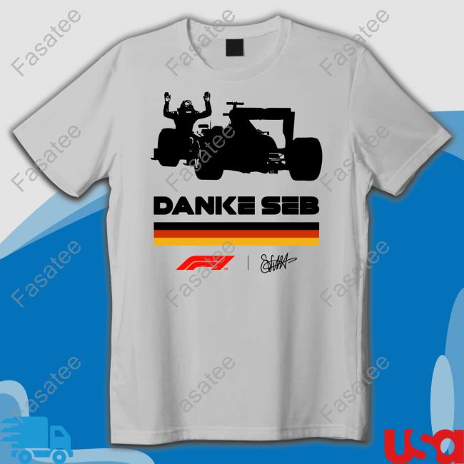 Sebastian Vettel Danke Seb Tee Shirt