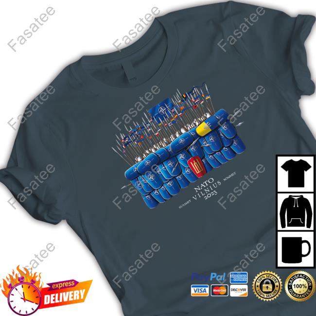 Nato Summit Vilnius 2023. Columns Of Gediminas Sweatshirt