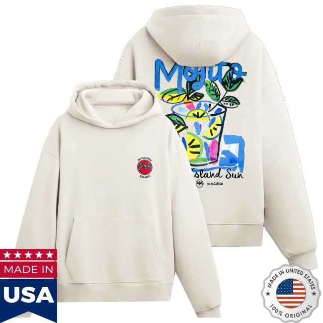Trending On Vacation Merch Store Bacardí X On Vacation - Mojito Hoodie - Stone Shirt