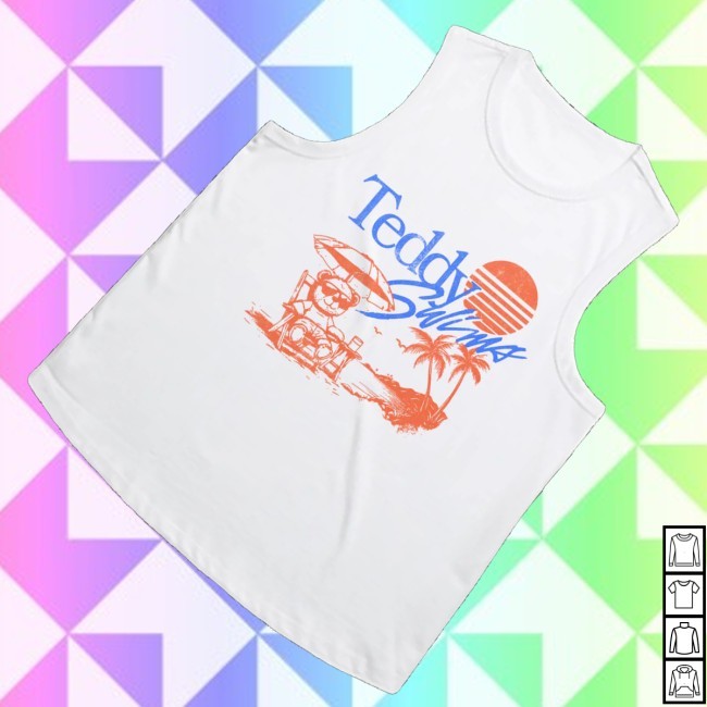 Official Teddy Swims Merch Summertime Teddy Crewneck Sweatshirt