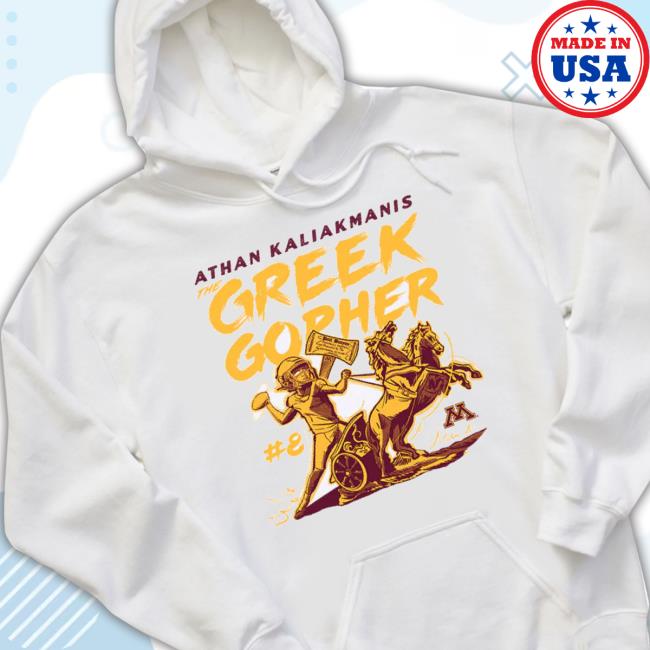 Trending Minnesota - Ncaa Football : Athan Kaliakmanis Quarter Back Hoodie