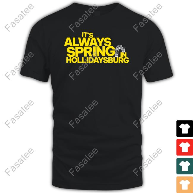 Top It's Always Spring In Hollidaysburg Funny Shirt