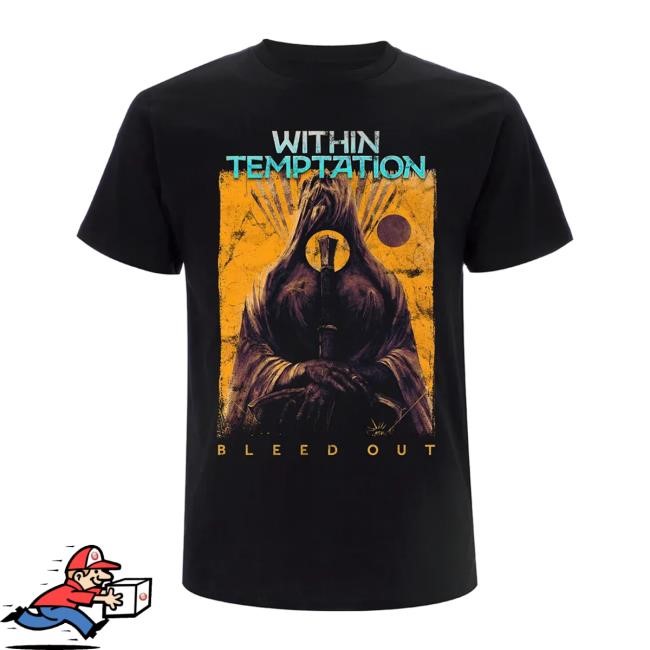 Within Temptation Merch Store Bleed Orange Long Sleeve Shirt