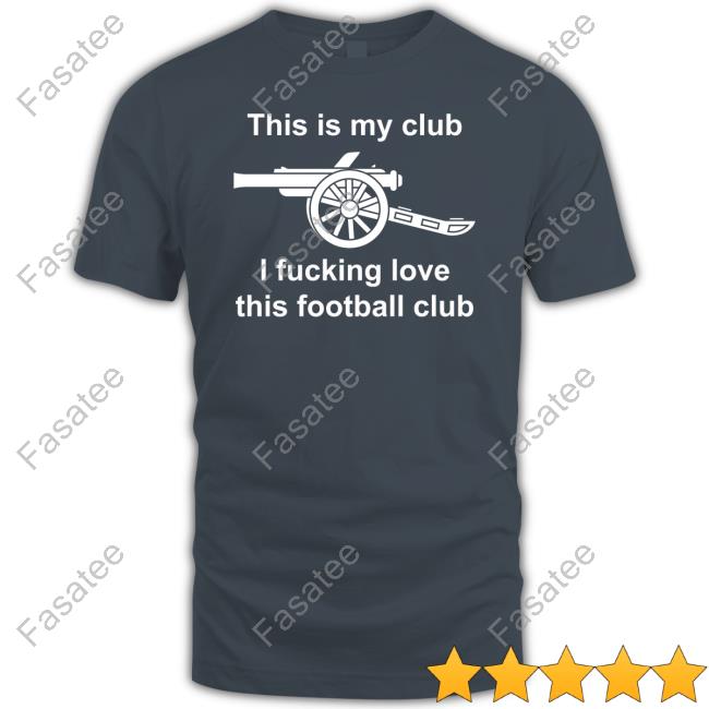 Bukayo Saka Wearing This Is My Club I Fucking Love This Football Club New Shirt
