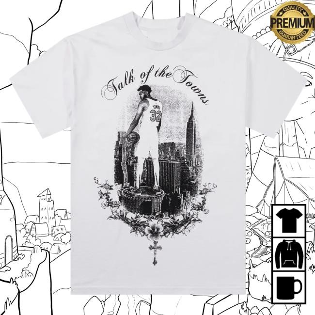New York Sunshine Merch Store Talk Of The Towns T Shirt White Tee