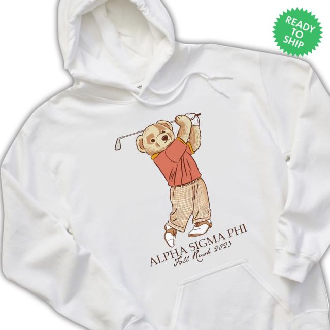 Premium Bear Alpha Sigma Phi Fall Rush 2023 Sweater