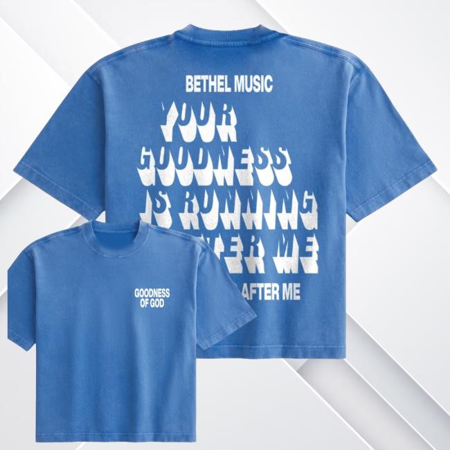 Goodness Of God Blue Tee Shirt
