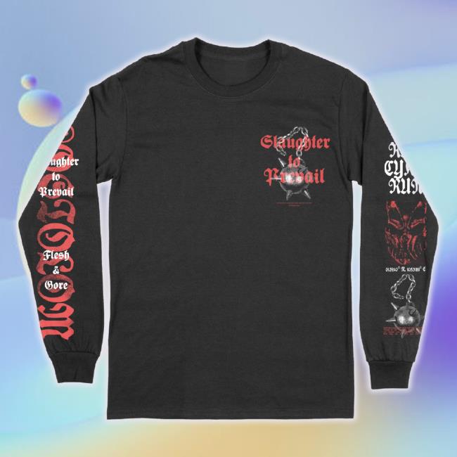 Original Rising Merch Store Slaughter To Prevail - Flesh & Gore Hoodie Risingmerch Shop