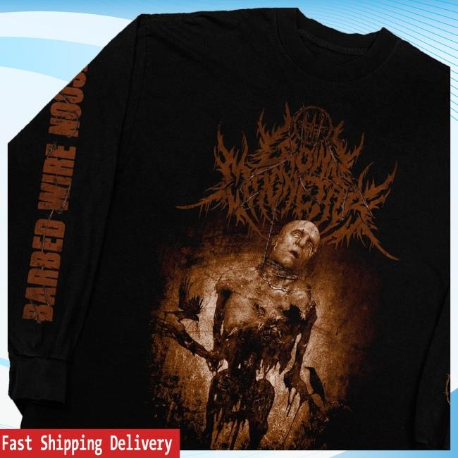 Crown Magnetar Merch Barbed Wire Nooset Hoodie Indiemerchstore Crown Magnetar Merch Barbed Wire Nooset Crewneck Sweatshirt Indiemerchstore