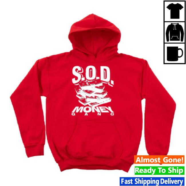 Original Sodmg Merch Store Soulja Boy (Sodmg) Sodmg Money Hoodie Sweatshirt Sodmg Shop