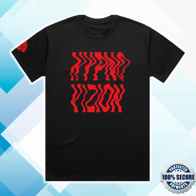 Trending Rezz Official Shop Hypnovizion - Time Ripple Flocked New Shirt - Black Rezz Merch Store