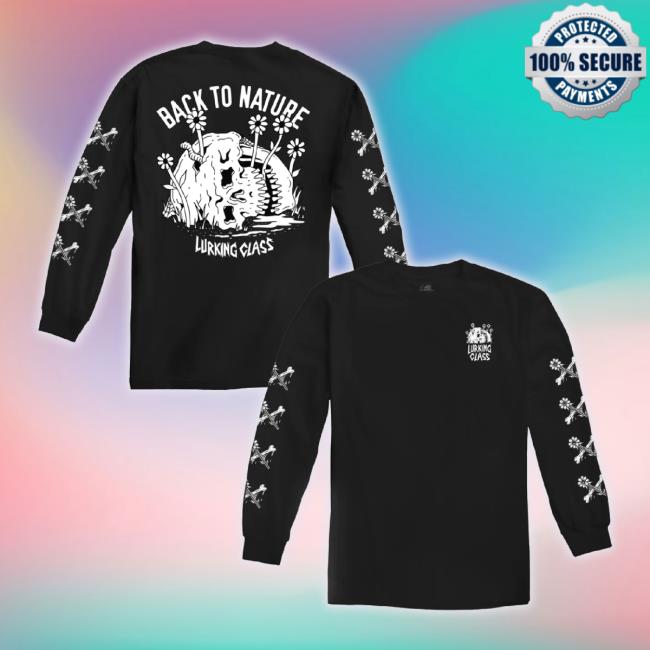 Official Lurking Class Shop Back To Nature Hoodie Sweatshirt - Black