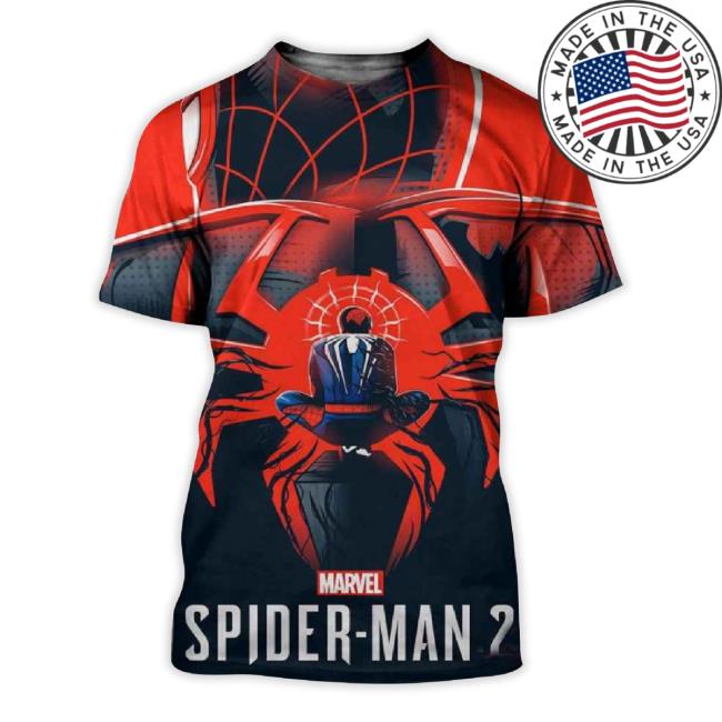 Trending Marvel Spider-Man 2 Playstation 5 Sony Tribute Poster By Rico Jr 3D Hoodie Sweatshirt