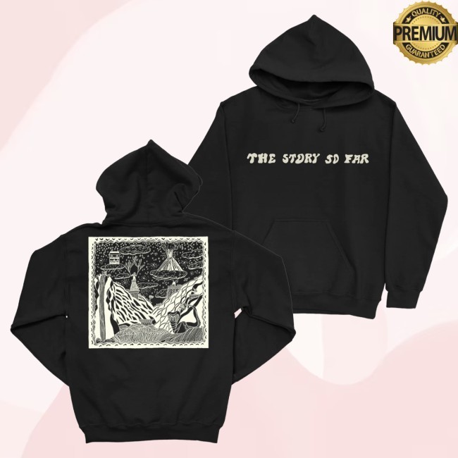 Official Pure Noise Records Merch The Story So Far Album Art Black Zip Hoodie