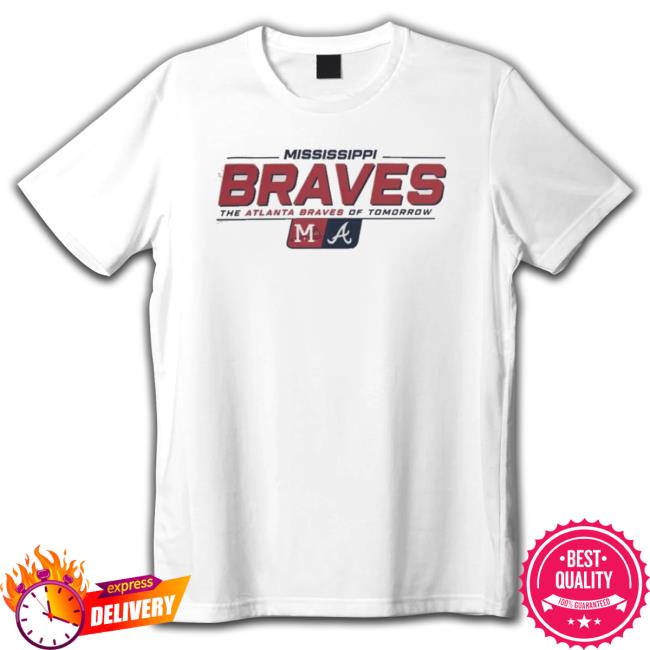 Official Logo Mississippi Braves Affiliate Bracket Crewneck Sweatshirt