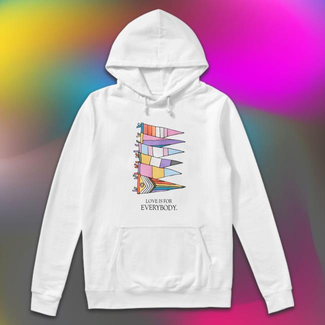 Trending Love Is For Everybody Pride Crewneck Sweatshirt