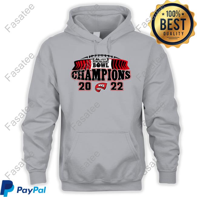 Alumnihall Store Western Kentucky 2022 New Orleans Bowl Champions Tee Shirts