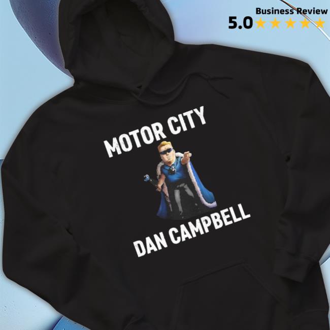 Evan Fox Wearing Motor City Dan Campbell Sweatshirts