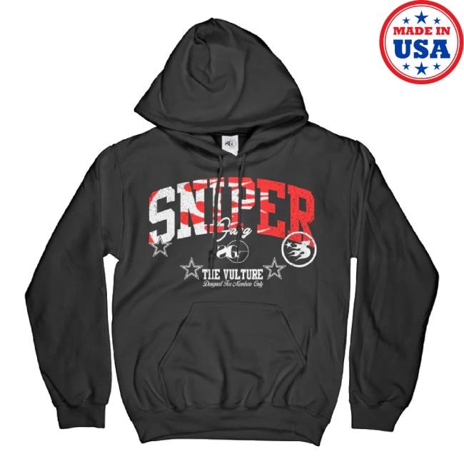 Original The Vulture Hoodie Sweatshirt Sniper Gang Apparel Shop Merch Store