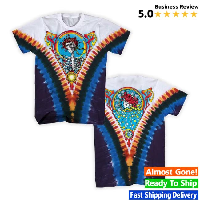 Merchbar Shop Bertha Skeleton Tie Dye TankTop