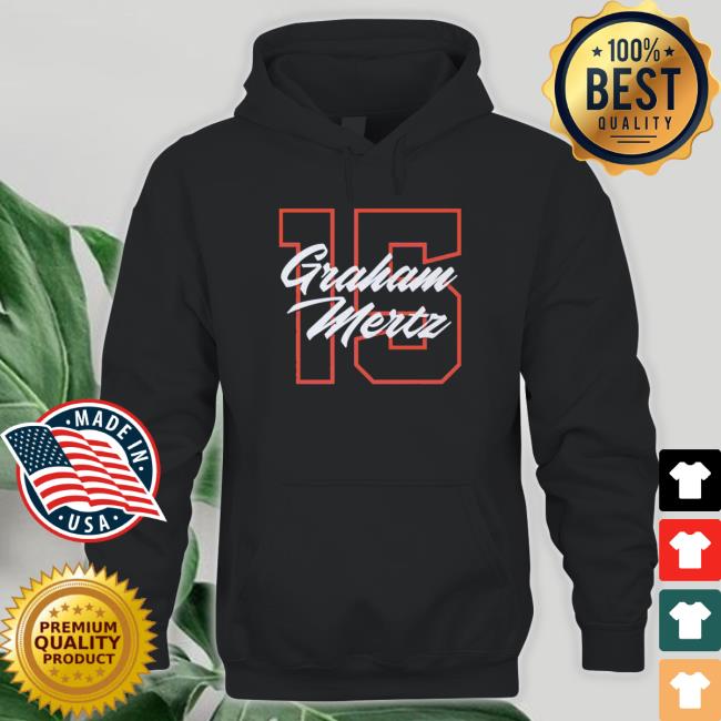 Premium Graham Mertz College Script Number shirt Premium Graham Mertz College Script Number shirt