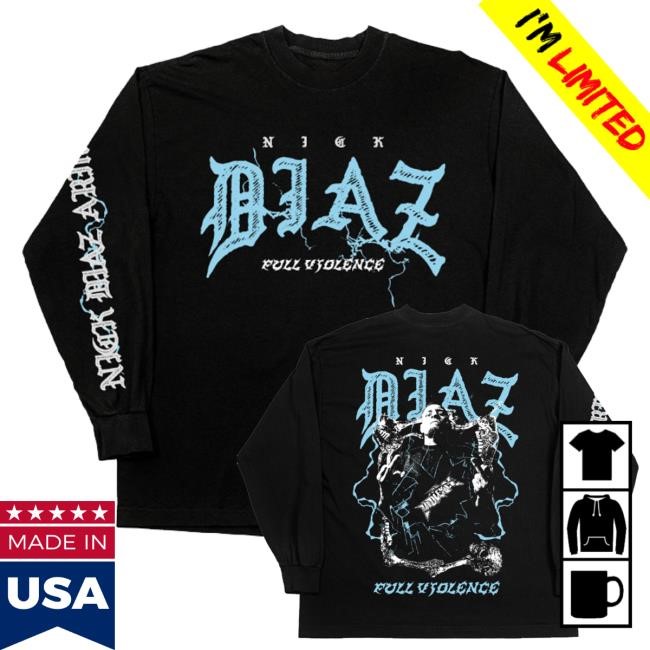 Full Violence Official Nick Diaz Nda Tee