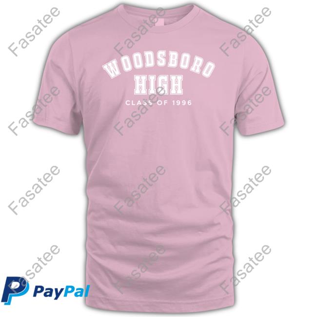 Woodsboro High Class Of 1996 Hoodied Sweatshirt Turkey Logan Woodsboro High Class Of 1996 Tee