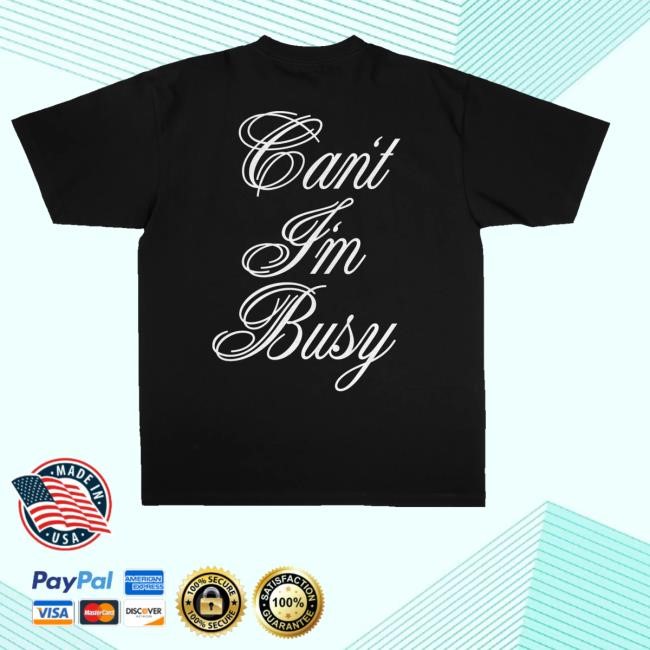 G-Eazy Merch Shop Can't I'm Busy Hoodie, Sweatshirt