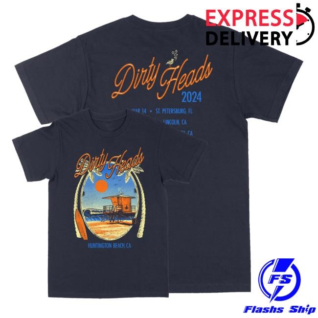 Official Dirty Heads Off Duty Tour T Shirt